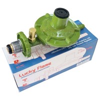 Lucky Flame หัวปรับแก๊สแรงดันต่ำ รุ่น L-326S มีเซฟตี้ตัดแก๊ส Lucky Flame หัวปรับแก๊สแรงดันต่ำ รุ่น L-326S มีเซฟตี้ตัดแก๊ส