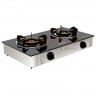 DYNA HOME เตาแก๊สกล่องคู่แบบตั้งโต๊ะ หัวเตาทองเหลือง ไฟแรง กระจกนิรภัย รุ่น DF-7238-F (รับประกันสปาร์ค 5ปี)