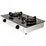 DYNA HOME เตาแก๊สกล่องคู่แบบตั้งโต๊ะ หัวเตาทองเหลือง ไฟแรง กระจกนิรภัย รุ่น DF-7238-F (รับประกันสปาร์ค 5ปี)