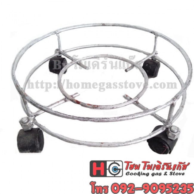 ฐานรองถังแก๊ส 15กก แบบมีล้อ